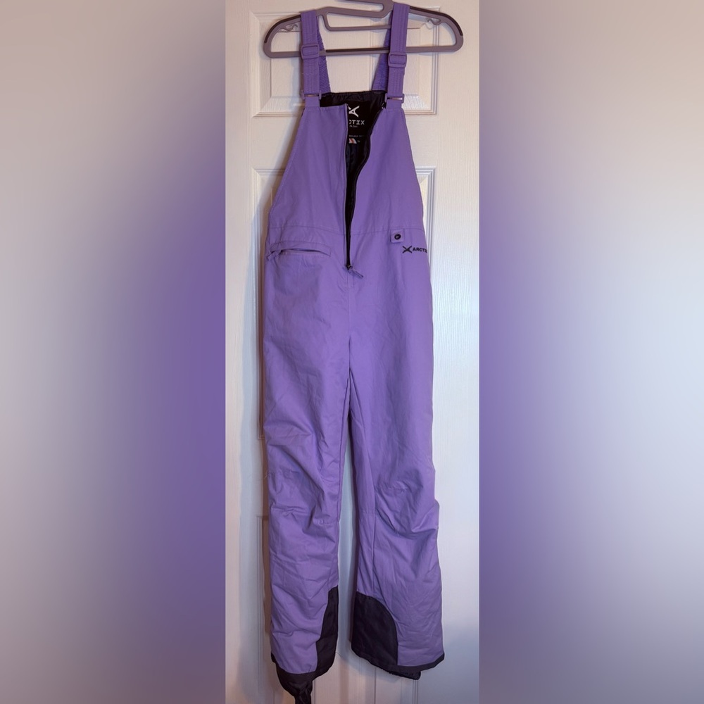 Arctix XL Youth Lavender Winter Snow Bibs